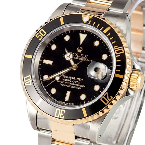 1988 gold rolex submariner black face stainless steel band price|1988 rolex submariner for sale.